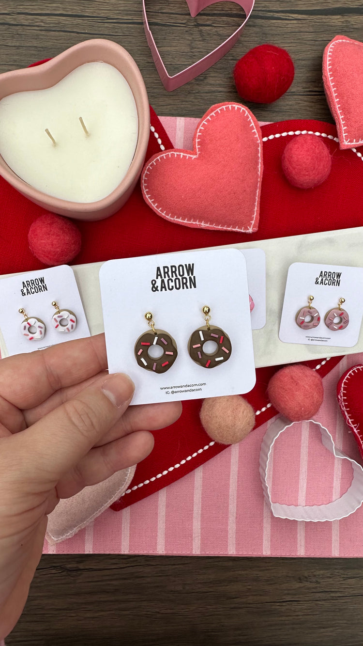 Donut Studs and Dangles