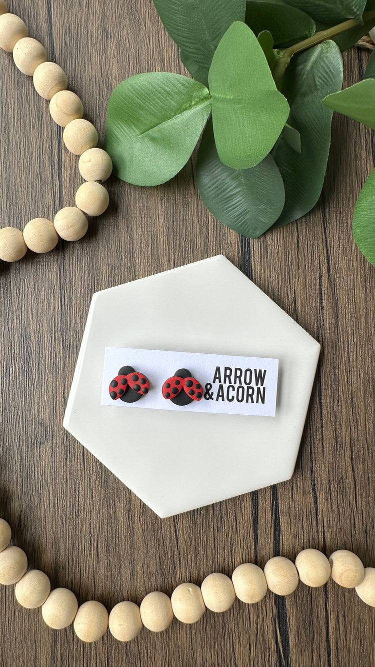 Ladybug Studs